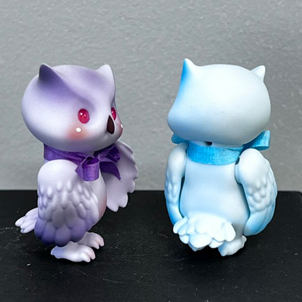 pipos resin rose owl
