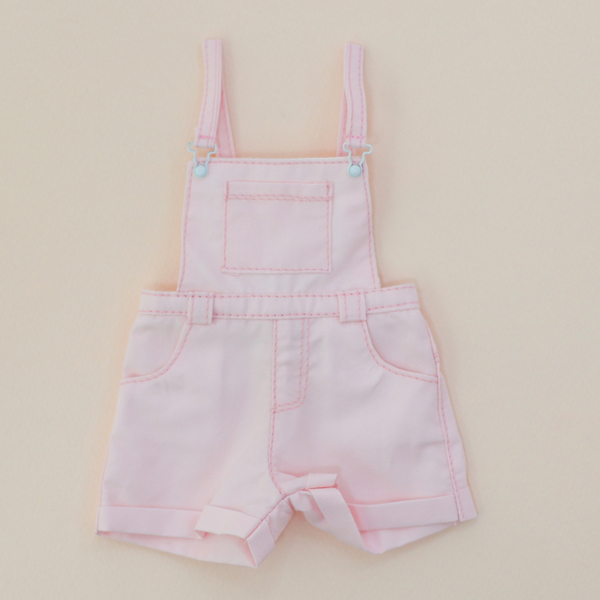 chicabi msd overall shorts pink