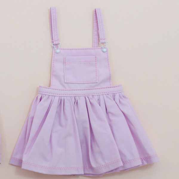 chicabi msd overall skirt purple